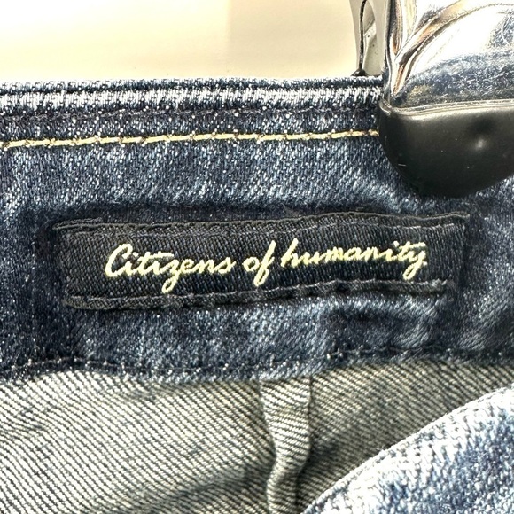 Citizens Of Humanity Jeans Womens 29 Wide Leg Flare Cadet #008 Stretch Low Rise - Picture 7 of 14